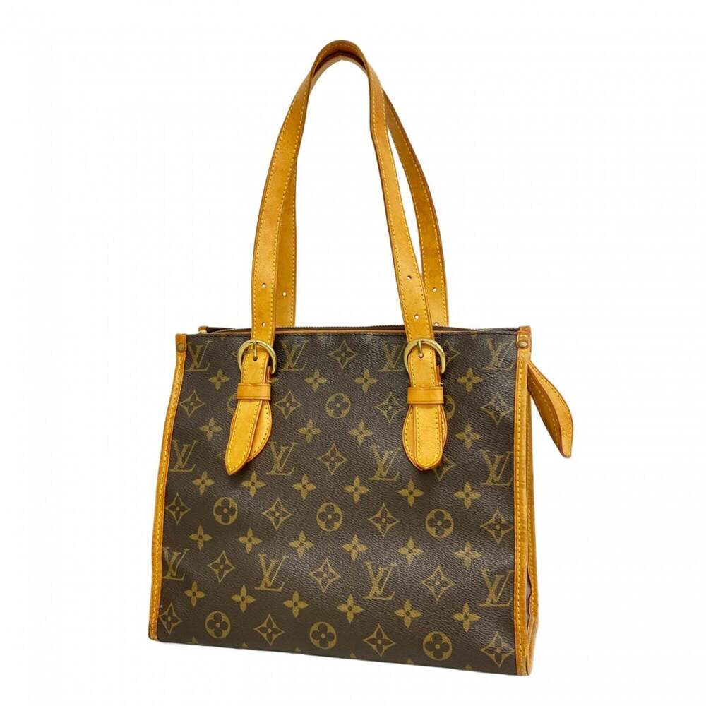Louis Vuitton Monogram Popincourt Handbag M40007 Brown Women's